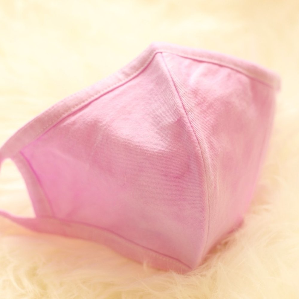 Bubble Gum tie-dye Pastel washable face mask